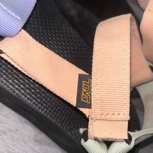 Teva Women’s Black Tan and Purple Sandal